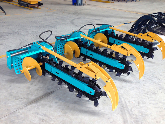 Trencher for mini skid steer loader ,skid steer loader trencher