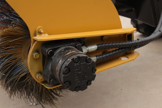 Angle rotary broom for skid steer loader mini skid steer loader