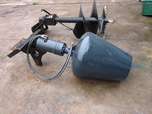 Cement bowl for mini skid steer loader