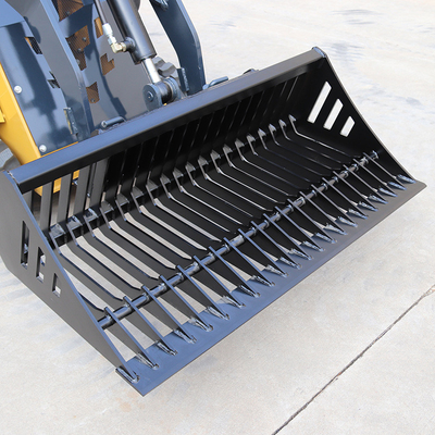Mini skid steer loader with Gravel bucket