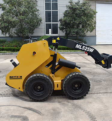 25HP Skid Type Wheel Type Mini Digger Mini Skid Steer Loader