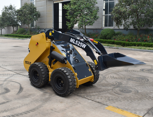 25HP Skid Type Wheel Type Mini Digger Mini Skid Steer Loader